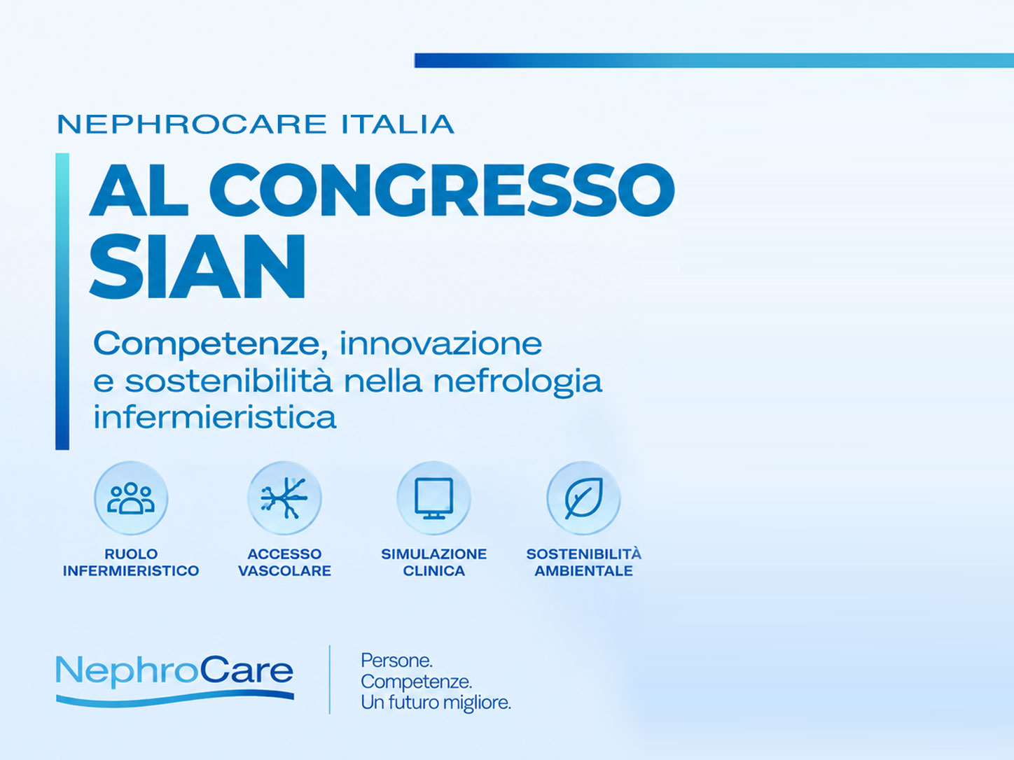 NephroCare Italia: il ruolo centrale della professione infermieristica al Congresso SIAN di Bologna