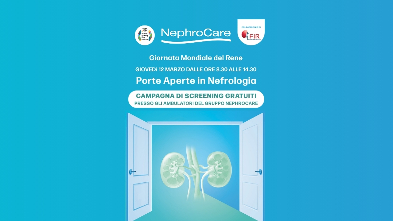 Screening gratuiti presso gli ambulatori NephroCare