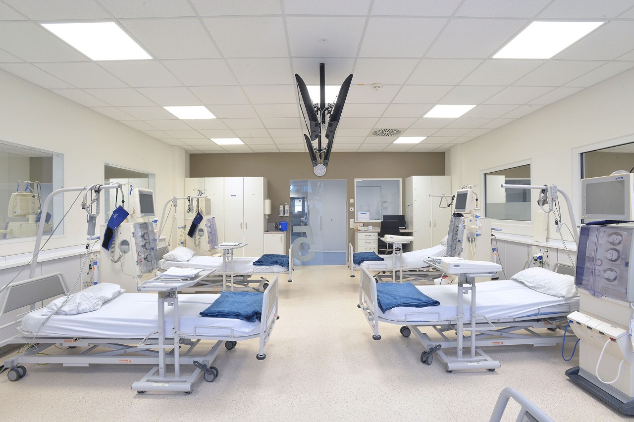 Unsere hellen und modernen Dialyseräumlichkeiten in Gelsenkirchen.