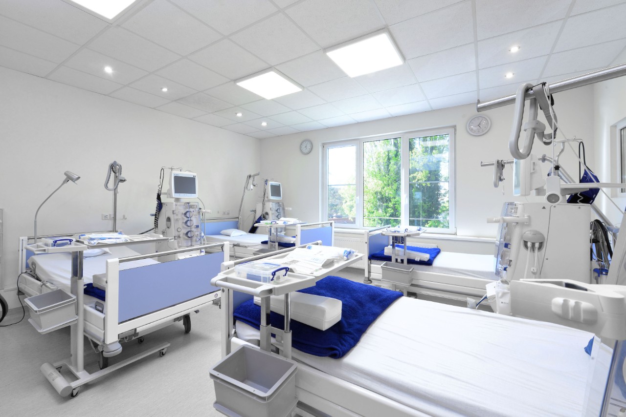 Unsere modernen und hellen Dialyse-Räumlichkeiten im NephroCare MVZ Hamburg Altona.