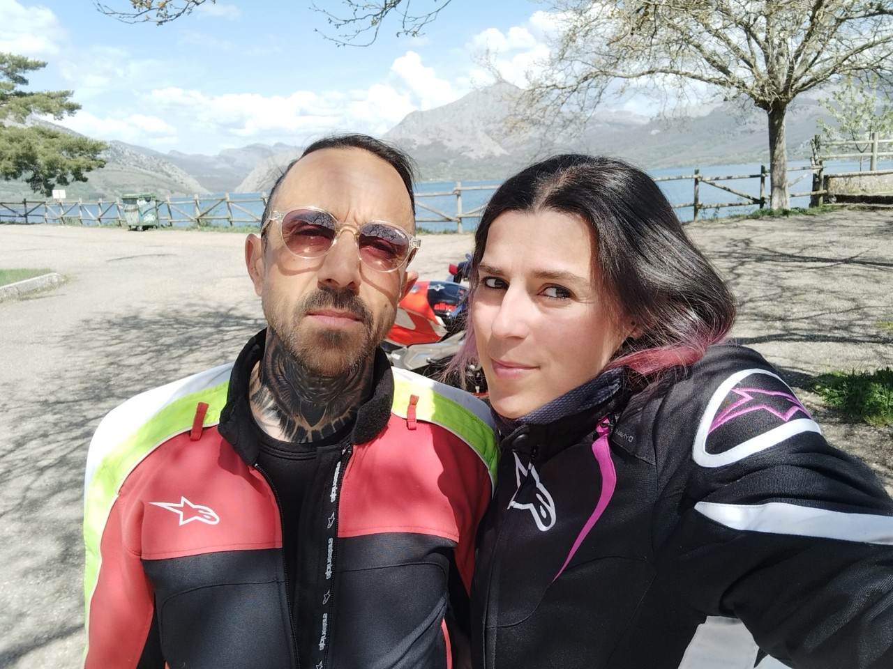 David Prieto con su pareja