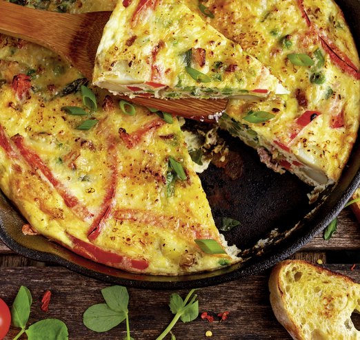 Tortilla de desayuno campesino