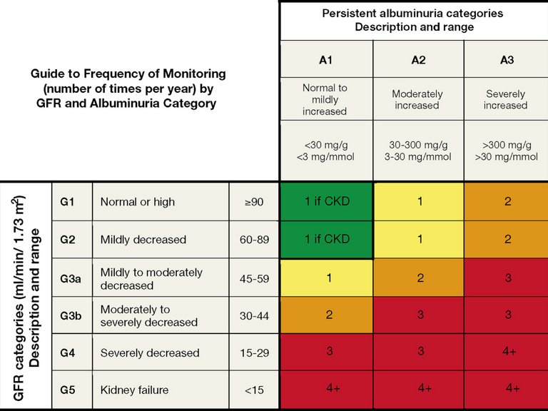 Evaluation of CKD