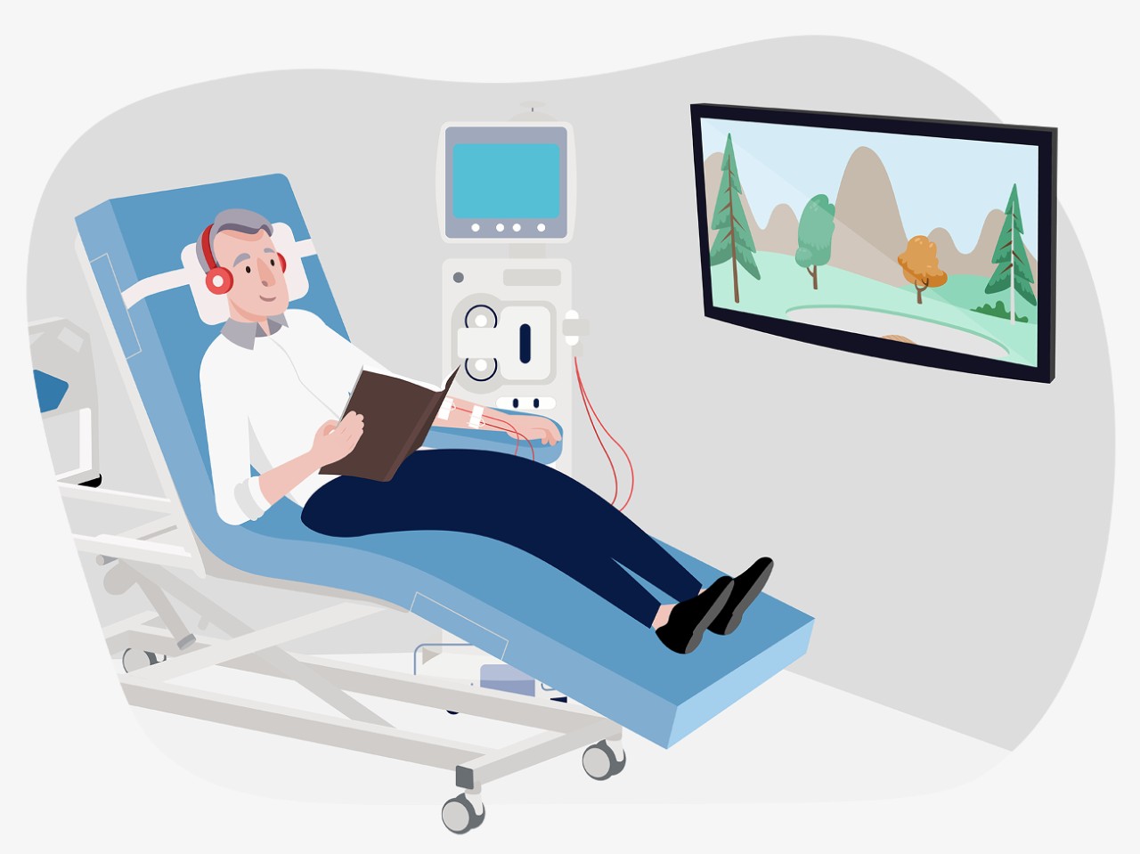 On a regular basis, the physician will discuss important aspects of your health and treatment with you.